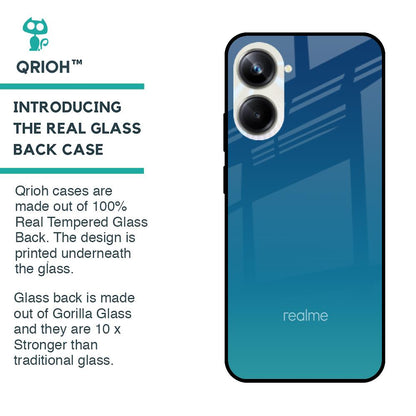 Celestial Blue Glass Case For Realme 10 Pro 5G