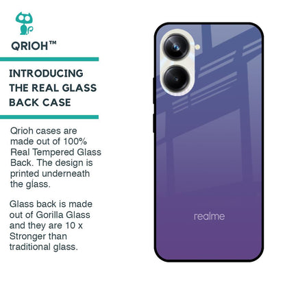 Indigo Pastel Glass Case For Realme 10 Pro 5G