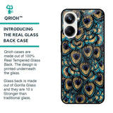 Peacock Feathers Glass case for Realme 10 Pro 5G