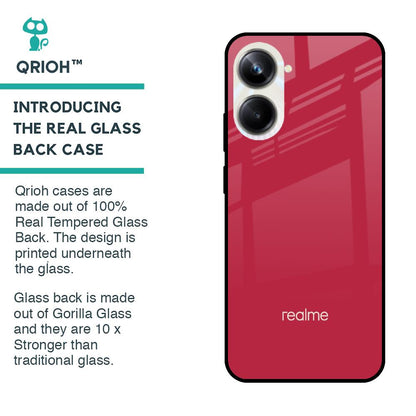 Solo Maroon Glass case for Realme 10 Pro 5G