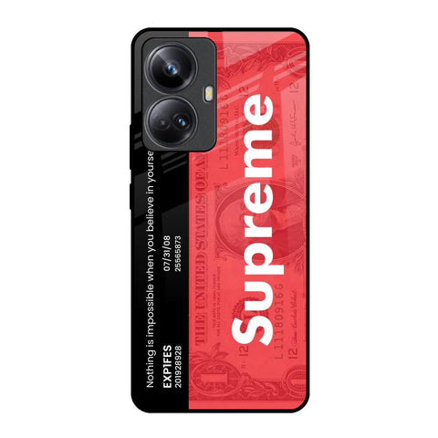 Supreme Ticket Realme 10 Pro Plus 5G Glass Back Cover Online
