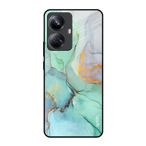 Green Marble Realme 10 Pro Plus 5G Glass Back Cover Online
