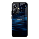 Blue Rough Abstract Realme 10 Pro Plus 5G Glass Back Cover Online