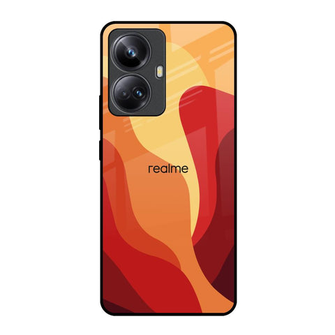 Magma Color Pattern Realme 10 Pro Plus 5G Glass Back Cover Online