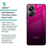 Purple Ombre Pattern Glass Case for Realme 10 Pro Plus 5G