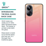 Pastel Pink Gradient Glass Case For Realme 10 Pro Plus 5G