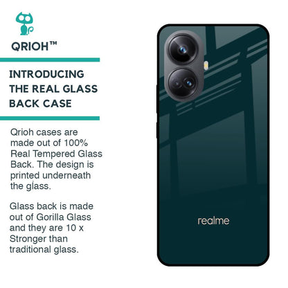 Hunter Green Glass Case For Realme 10 Pro Plus 5G