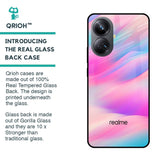 Colorful Waves Glass case for Realme 10 Pro Plus 5G