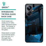 Polygonal Blue Box Glass Case For Realme 10 Pro Plus 5G