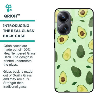 Avocado Green Glass Case For Realme 10 Pro Plus 5G