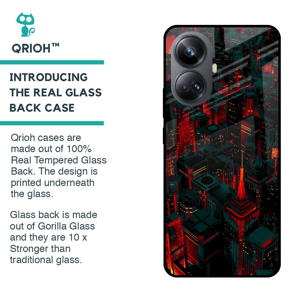 City Light Glass Case For Realme 10 Pro Plus 5G
