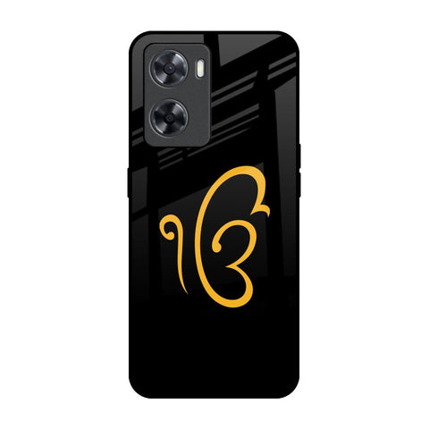Luxury Fashion Initial OPPO A77s Glass Back Cover Online