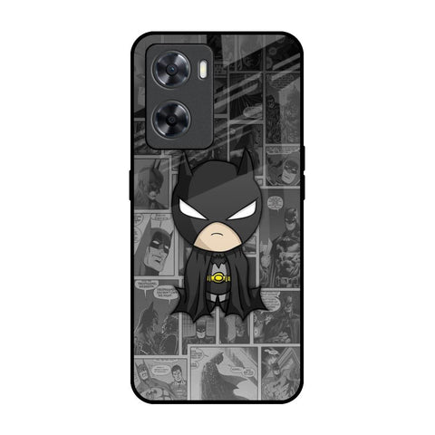 Cartoon Art OPPO A77s Glass Back Cover Online