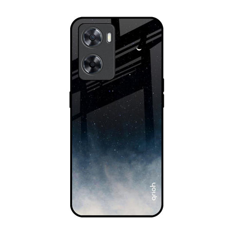 Black Aura OPPO A77s Glass Back Cover Online