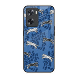 Blue Cheetah OPPO A77s Glass Back Cover Online