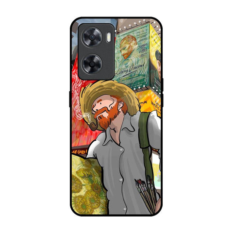 Loving Vincent OPPO A77s Glass Back Cover Online