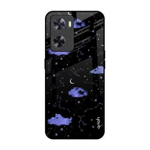 Constellations OPPO A77s Glass Back Cover Online
