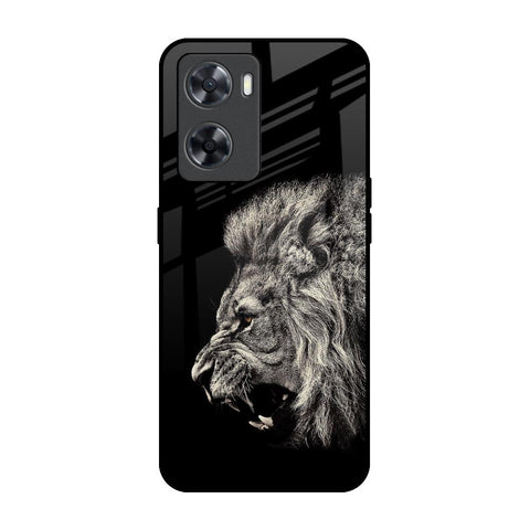 Brave Lion OPPO A77s Glass Back Cover Online