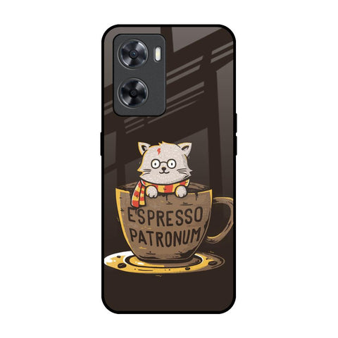 Tea With Kitty OPPO A77s Glass Back Cover Online