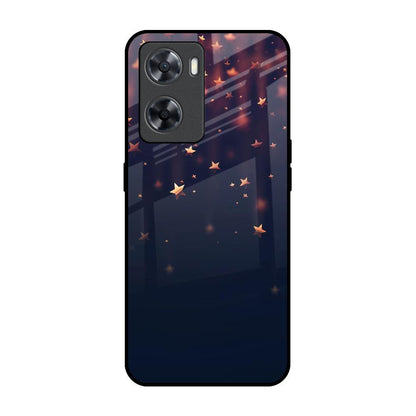 Falling Stars OPPO A77s Glass Back Cover Online