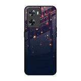 Falling Stars OPPO A77s Glass Back Cover Online