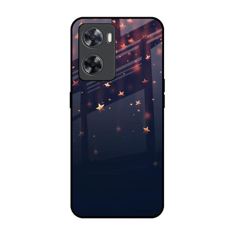 Falling Stars OPPO A77s Glass Back Cover Online