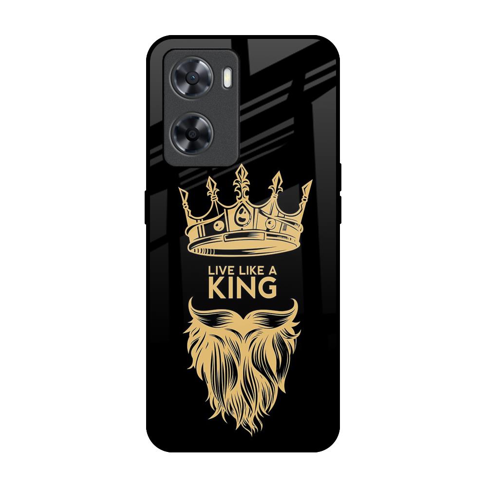 King Life OPPO A77s Glass Back Cover Online