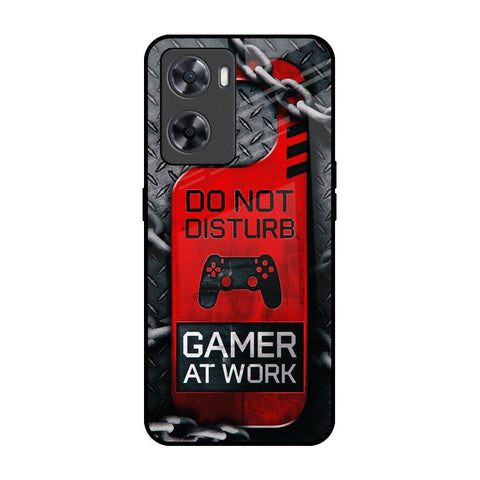 Do No Disturb OPPO A77s Glass Back Cover Online