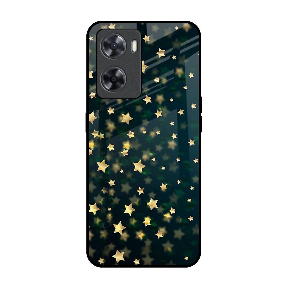 Dazzling Stars OPPO A77s Glass Back Cover Online