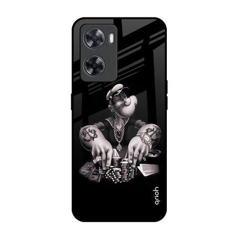 Gambling Problem OPPO A77s Glass Back Cover Online