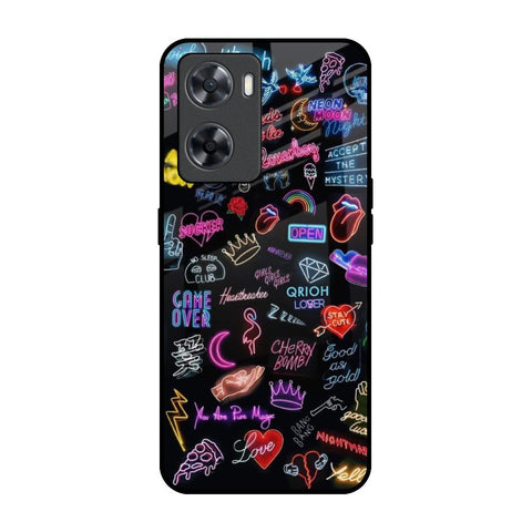 Accept The Mystery OPPO A77s Glass Back Cover Online