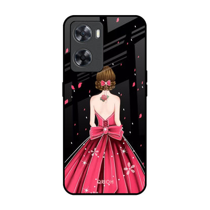 Fashion Princess OPPO A77s Glass Back Cover Online