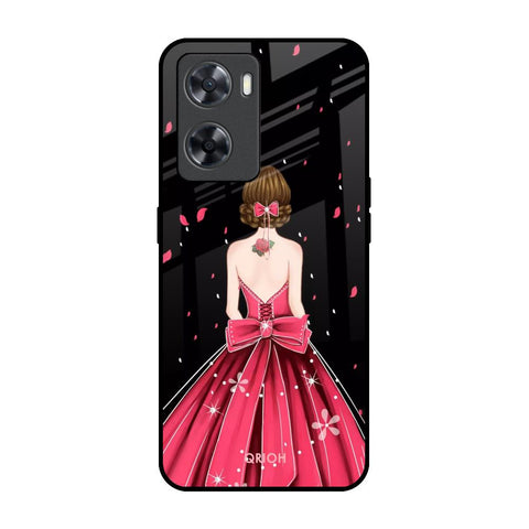 Fashion Princess OPPO A77s Glass Back Cover Online