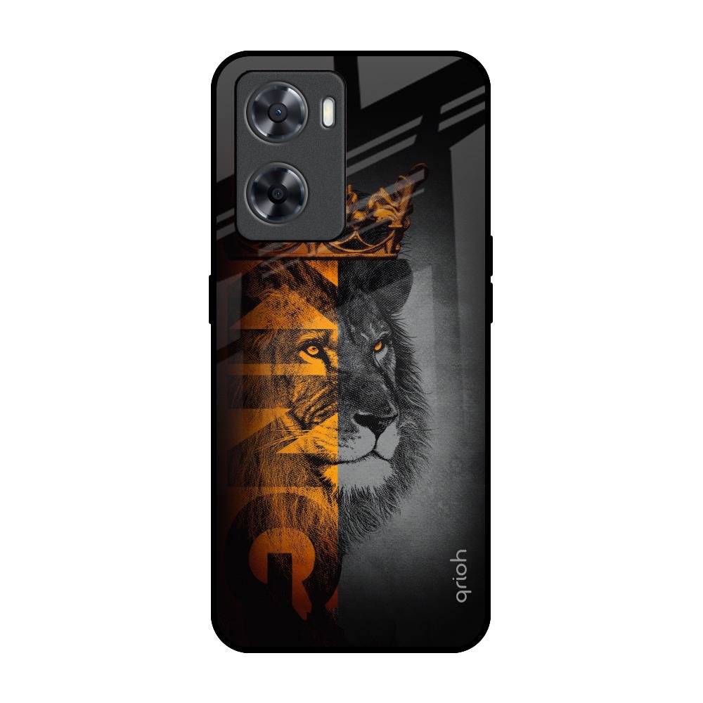 King Of Forest OPPO A77s Glass Back Cover Online