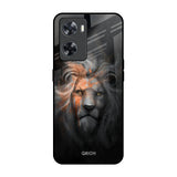 Devil Lion OPPO A77s Glass Back Cover Online