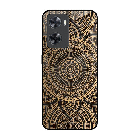 Luxury Mandala OPPO A77s Glass Back Cover Online