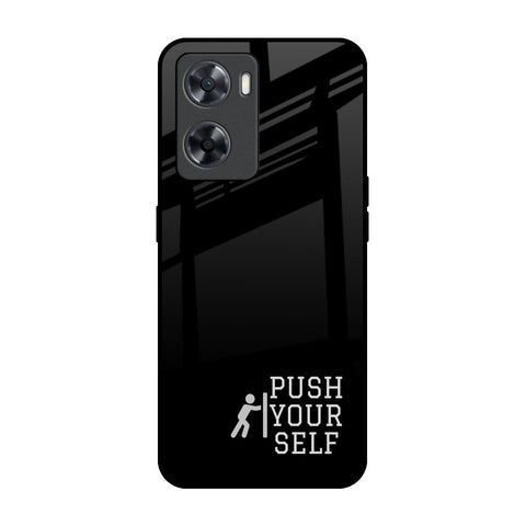 Push Your Self OPPO A77s Glass Back Cover Online