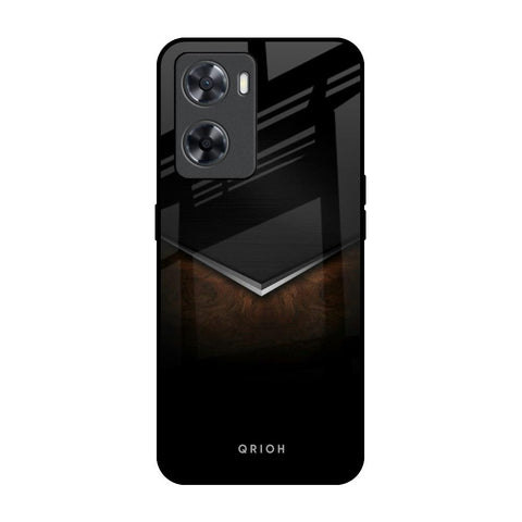 Dark Walnut OPPO A77s Glass Back Cover Online