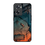 Geographical Map OPPO A77s Glass Back Cover Online