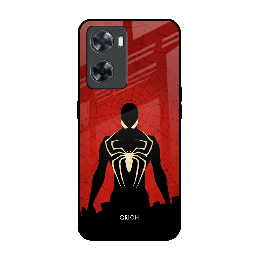 Mighty Superhero OPPO A77s Glass Back Cover Online