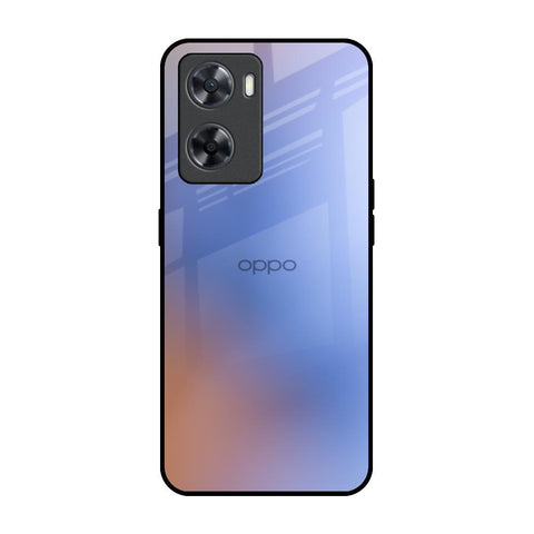 Blue Aura OPPO A77s Glass Back Cover Online
