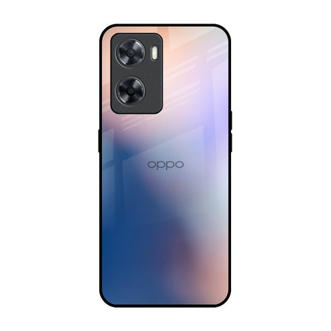 Blue Mauve Gradient OPPO A77s Glass Back Cover Online