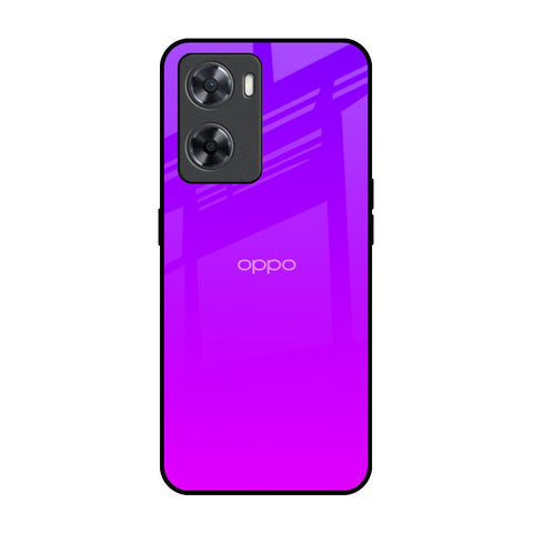 Purple Pink OPPO A77s Glass Back Cover Online