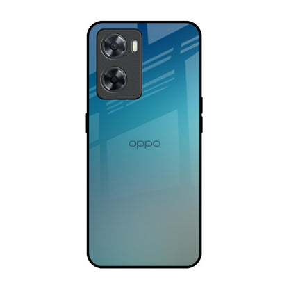Sea Theme Gradient OPPO A77s Glass Back Cover Online