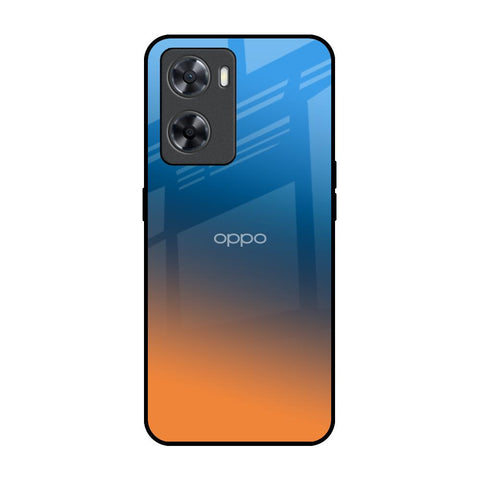 Sunset Of Ocean OPPO A77s Glass Back Cover Online