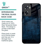 Dark Blue Grunge Glass Case for OPPO A77s