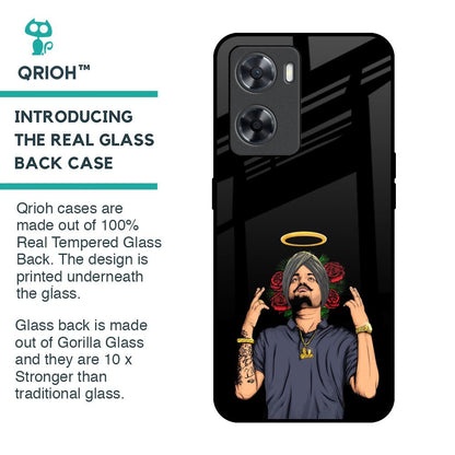 Punjabi Singer Poster Glass Case for OPPO A77s
