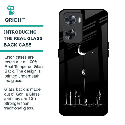 Catch the Moon Glass Case for OPPO A77s