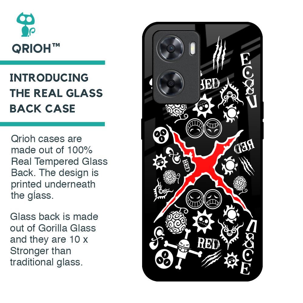 Red Zone Glass Case for OPPO A77s