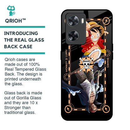 Shanks & Luffy Glass Case for OPPO A77s